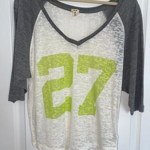 Lucky “27” semi sheer top- NWOT
